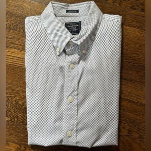 A&F super slim stretch button down